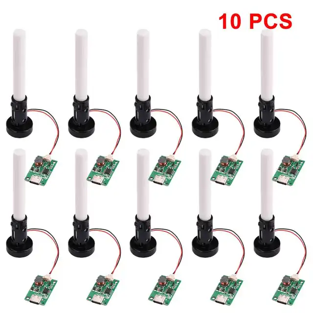 1 sztuk 5/10/szt DC5V Usb ultradźwiękowy nawilżacz w sprayu Atomizer moduł napędu ultradźwiękowy nawilżacz Diy pakiet Type-c interfejs Usb