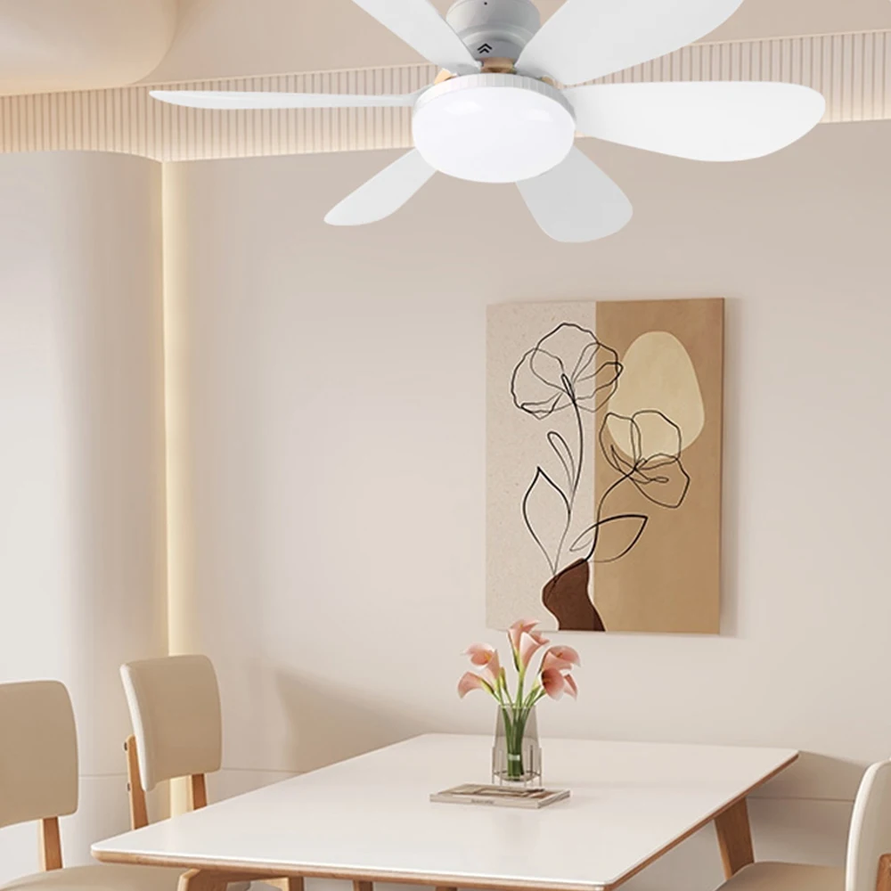 

40W Ceiling Fan with Remote Control LED Light Fan E27 Base, Intelligent Silent Ceiling Fan for Bedroom and Living Room ﻿