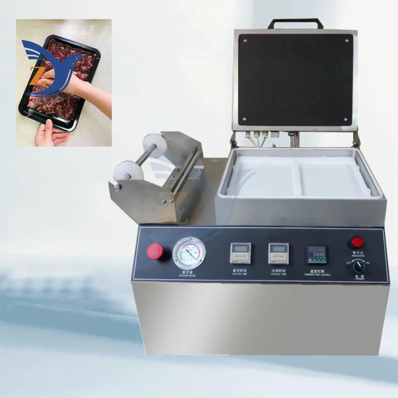 Packaging Machine Vacuum Lamb Chop Cold Frozen Meat Preservation Salmon Seafood Aquatic Products Coating Steak Durian Equipment