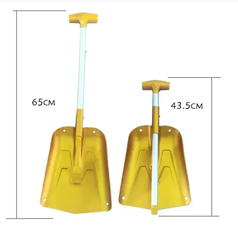 Retractable Outdoor Snow Shovel Aluminum alloy Ice Shovel Winter Snow Remover Tool Camping Garden Folding Shovel Survival Tools