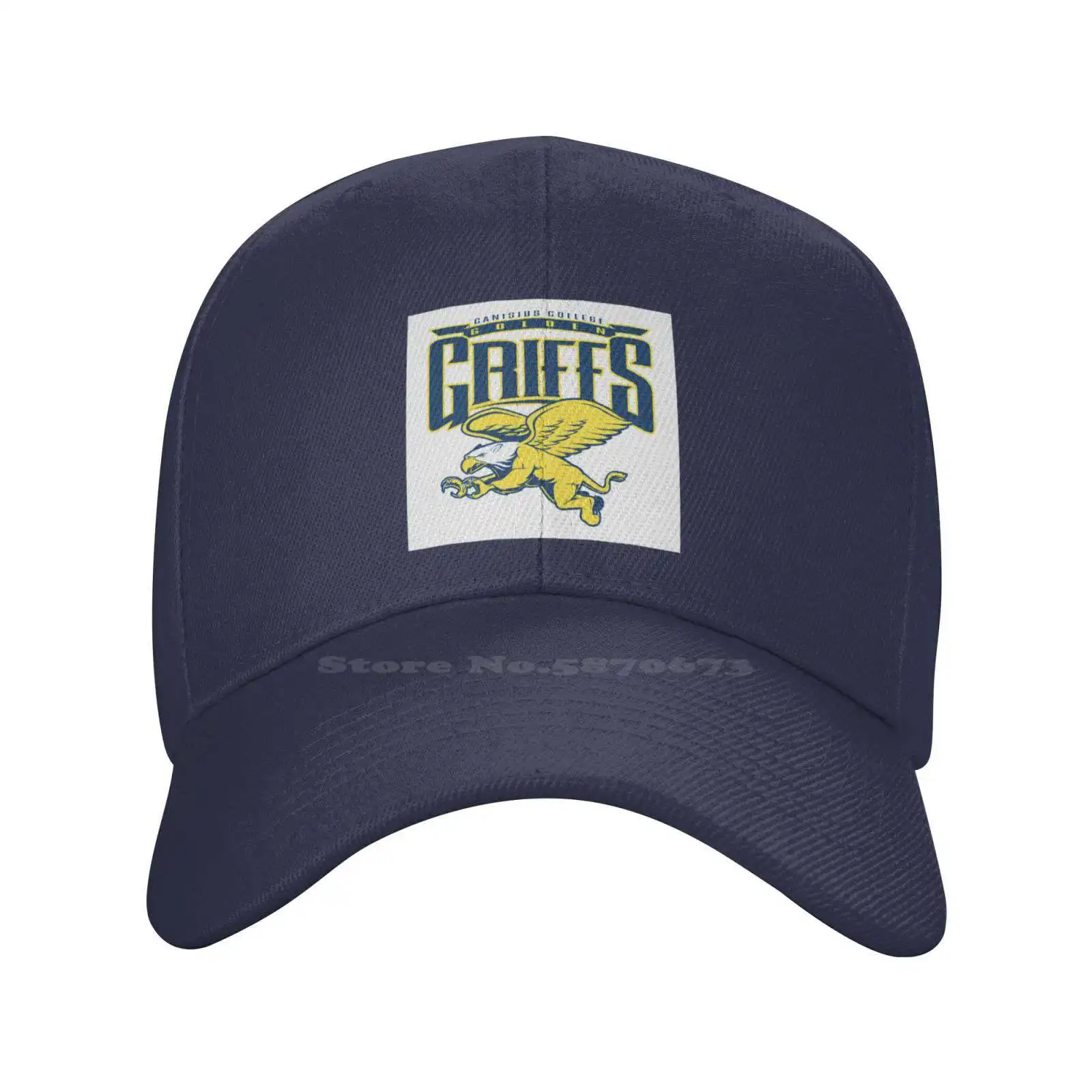 Canisius College Golden Griffins Logo Fashion quality Denim cap Knitted hat Baseball cap