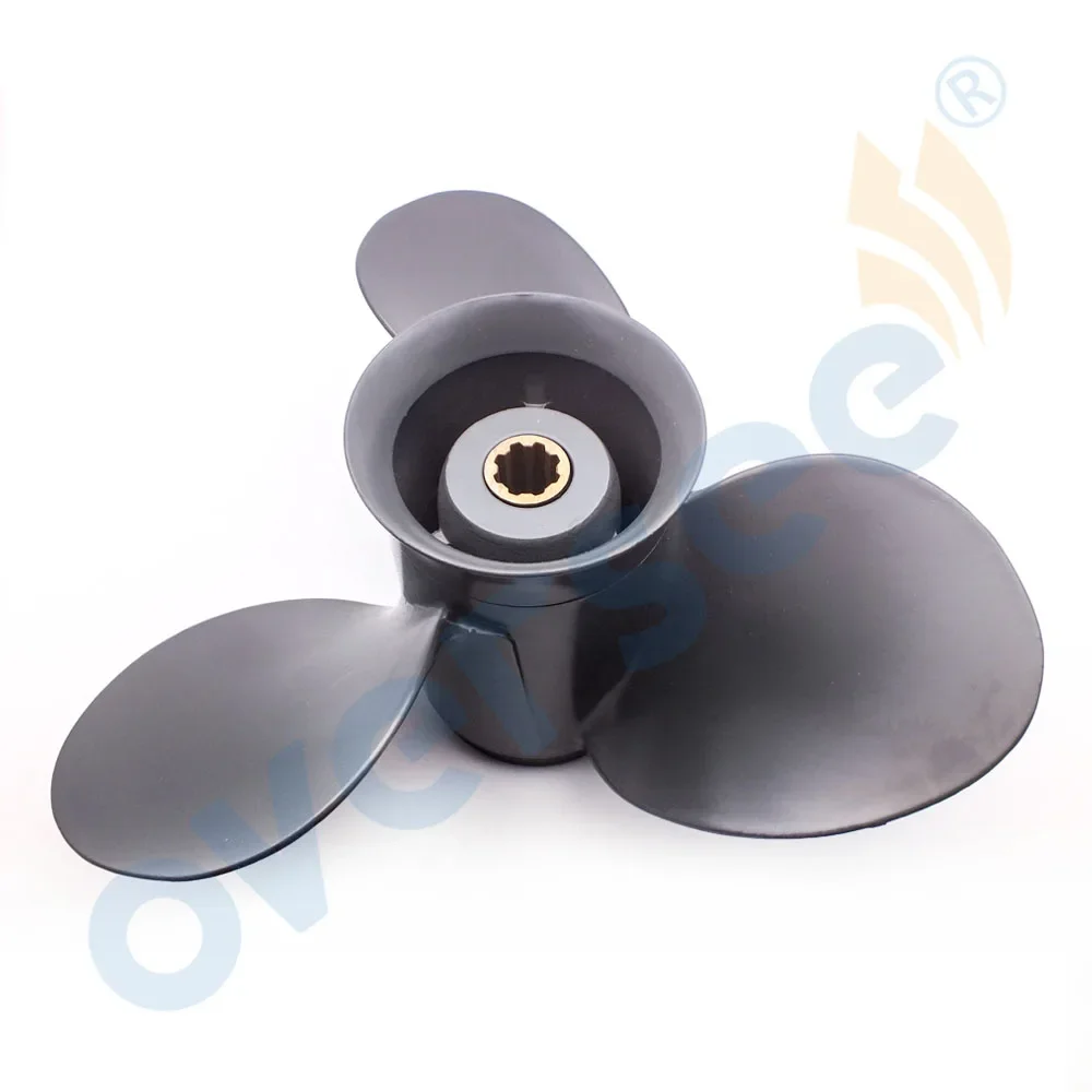 

Oversee Aluminium Propeller 58130-ZV7-000ZA 9-1/4 x12 3 Blade For Honda 15HP Outboard Motor