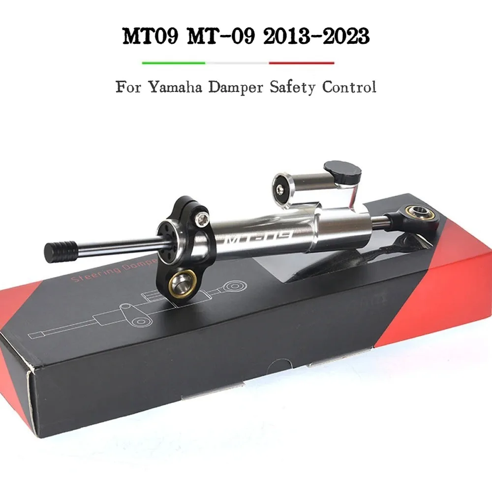 Kit de montage de support de contrôle de sécurité d'amortisseur de stabilisation de direction réglable de moto pour Yamaha MT09 MT-09 2013-2023 2021 2022