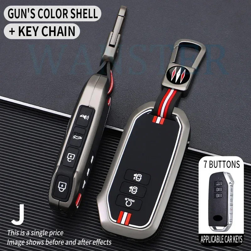 Metall Autoschlüssel Abdeckung Fob Fall Shell für KIA Seltos Sportage NQ5 Sorento Mq4 GT LINE K5 DL3 Niro Sg2 Ev6 K3 Karneval KA4 K7 K8 GL3