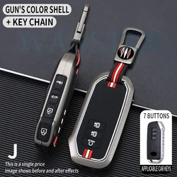 Metal Car Key Cover Fob Case Shell for KIA Seltos Sportage NQ5 Sorento Mq4 GT LINE K5 DL3 Niro Sg2 Ev6 K3 Carnival KA4 K7 K8 GL3