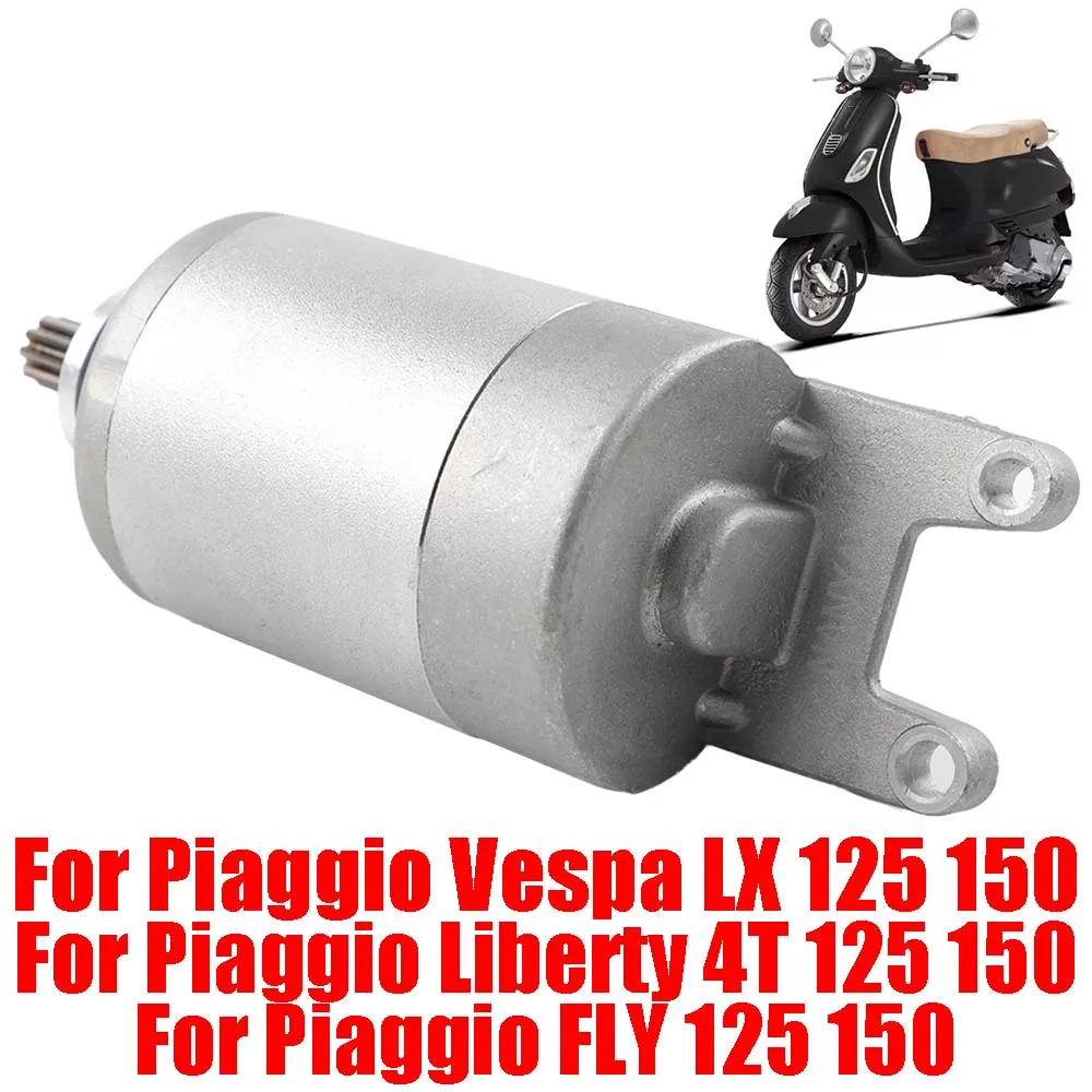 

For Piaggio Vespa LX 125 150 Liberty 4T 125 150 Iget FLY 125 150 S 125 150 Motorcycle Engine Starter Motor 9 Teeth Gear Parts