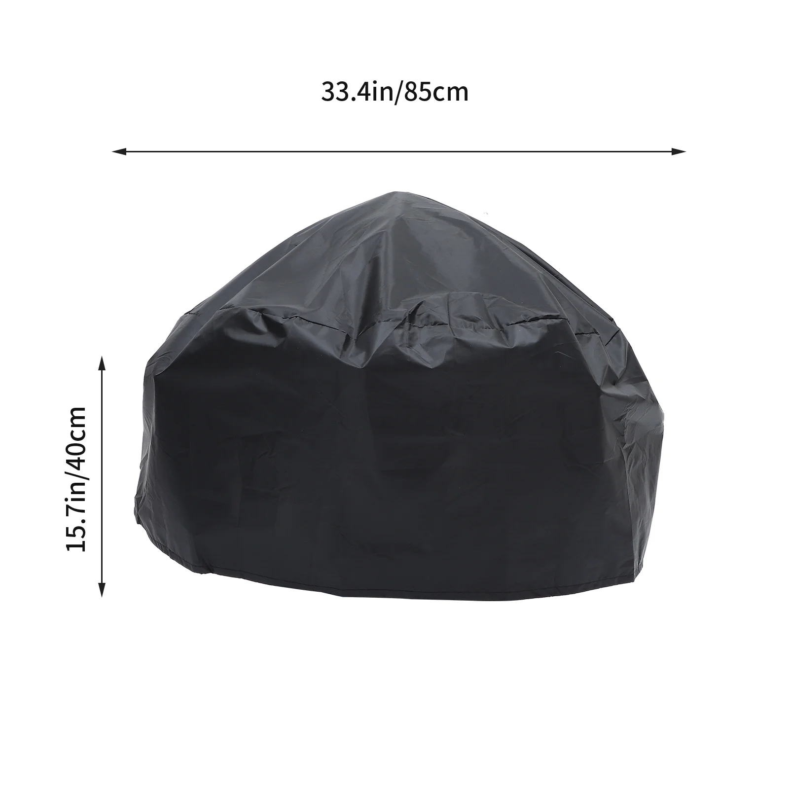 

Чехол для костра, утолщенный черный защитный рукав для уличной печи, водонепроницаемый чехол, круглый, ветрозащитный, дождь, солнцезащитный, дыманочный, огонь