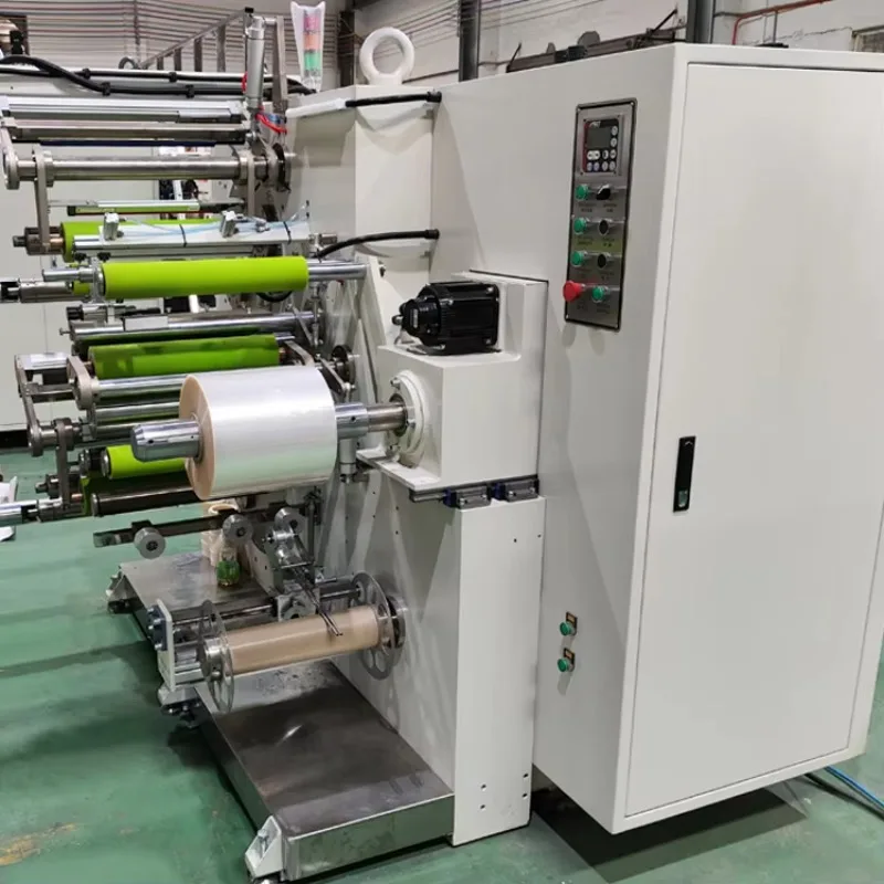 Factory Use Slitter Rewinder Industrial Film Roll Rewinding Cutter Compact Design Processing Heavy Duty
