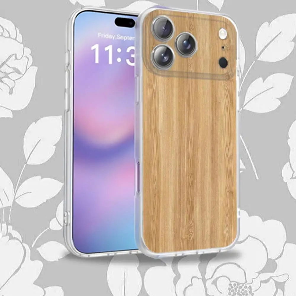 حافظة هاتف W-WoodS مطبوعة طبيعية لهاتف iPhone 16,14,11,17,13,15,12,Air,Plus,Pro,Max,E,Mini Frosted for MagSafe Magnetic