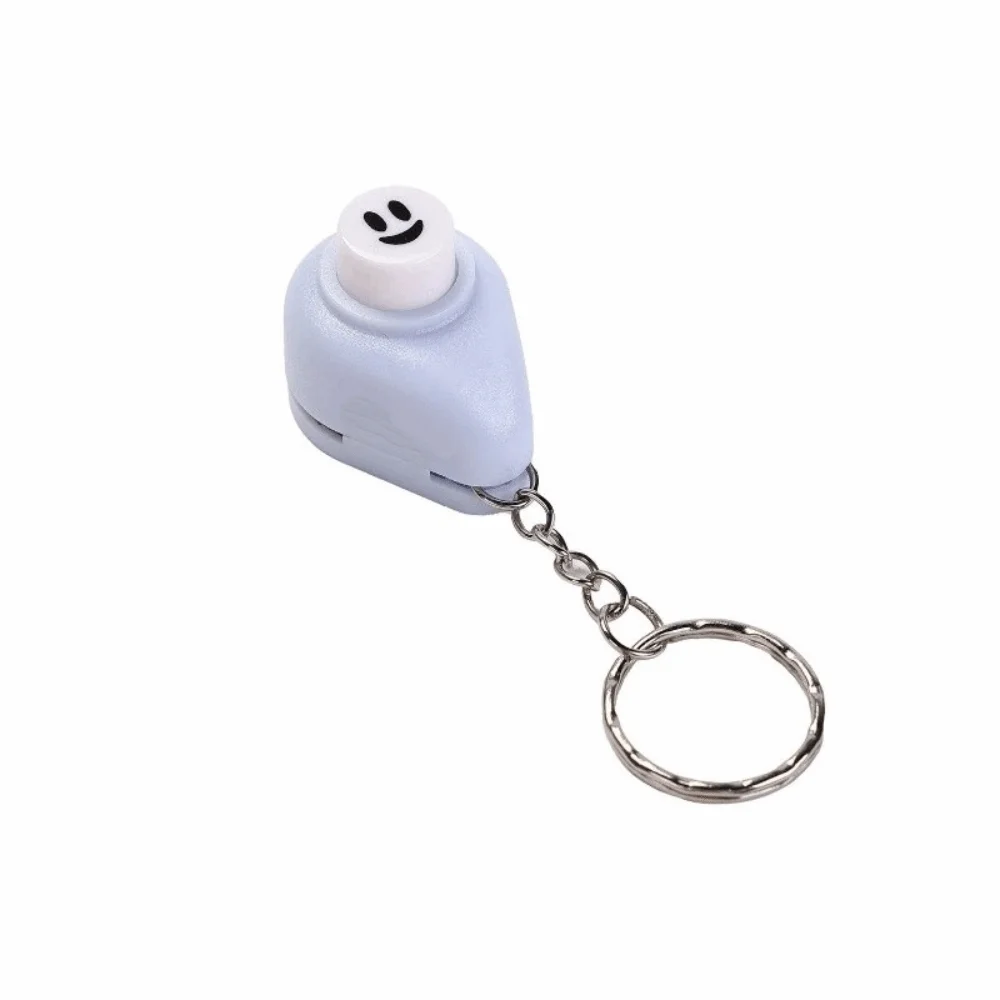 Stationery Mini Mini Stamp Punch with Keychain Handheld Embossing Machine DIY Multi-functional Stamp Hole Puncher Scrapbooking