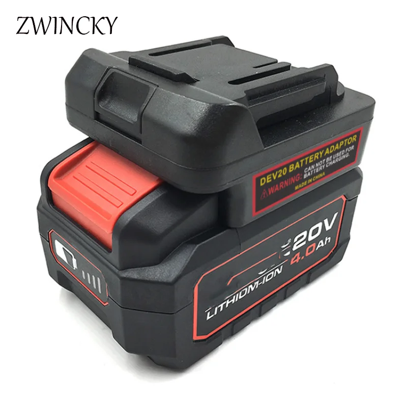 ตัวแปลงแบตเตอรี่ Converter สำหรับ Devon 20V Li-Ion แบตเตอรี่แปลงสำหรับ Makita MT 18V BL Series Lithium แบตเตอรี่ไฟฟ้าเครื่องมือ