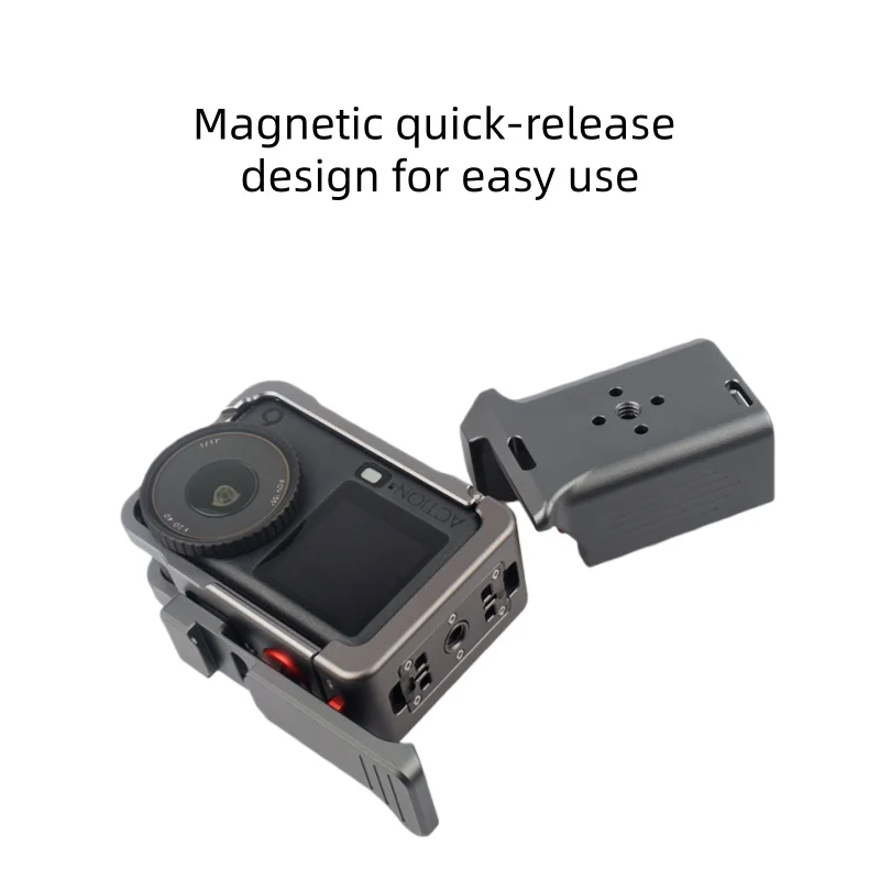 

Street Camera Handle Bracket for DJI Osmo Action6,Camera Aluminum Street Grip Anti-Scratch Holder with Adapter Mount Accessories