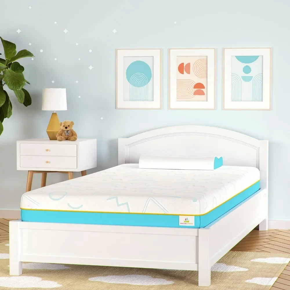 Bunk Bed Mattress. 7 Inch Queen Mattress For Kids, Memory Foam Bunk Bed Mattress With Mattress Protector In A Box Made In