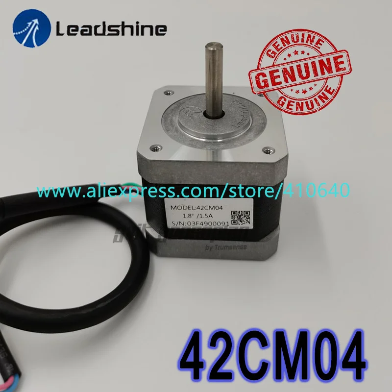 

Genuine Leadshine 42CM04 NEMA 17 Step Motor 1.5 A Current 0.4 N.m Torque 39 mm Motor Length 1.8 Degree for 3D Robot