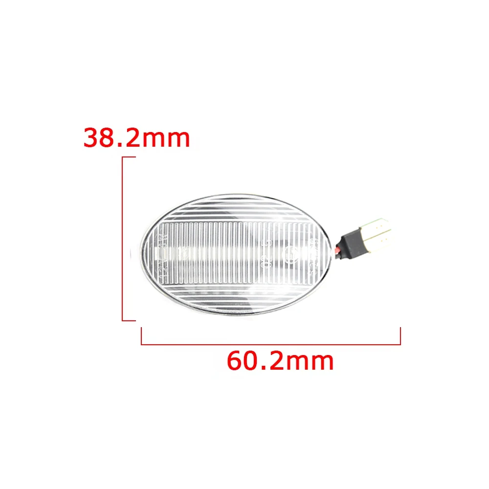 2Pcs Car Dynamic LED Side Marker Lihgt Turn Signal Lamp For Opel Corsa B C Astra F Combo B C Meriva A Car Accessories