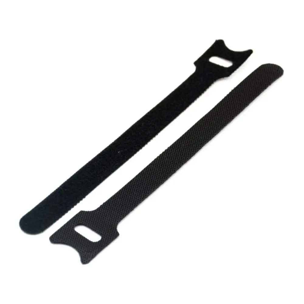 50 pezzi cinghie fascette di fissaggio in nylon fascette per cavi organizzatore gancio ad anello fascette per cavi regolabili protezione per cavi riutilizzabile