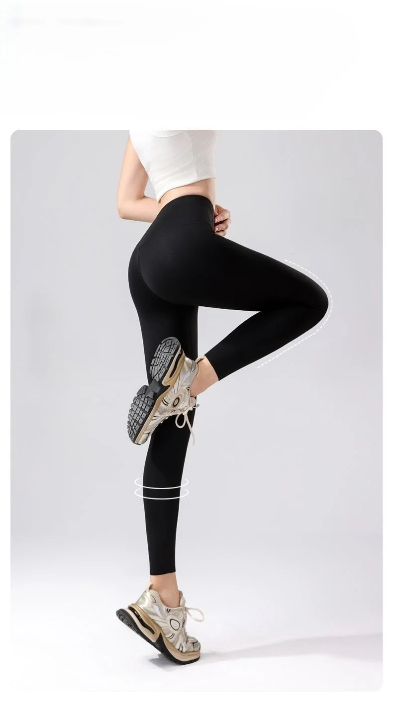 Yoga Pants For Woman Plus Size Women V-Waisted Invisible Tightening Calf-Length Lounge Bell-Bottomed Commuter-Style Elegance Ins