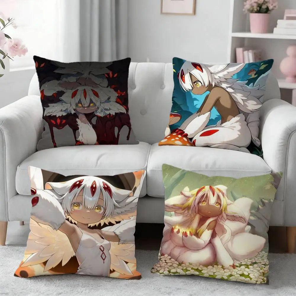 

Made In A-Abyss F-Faputa icon Pillow Case Pattern Printed Pillowcase For Living Room Sofa Cushion Cover