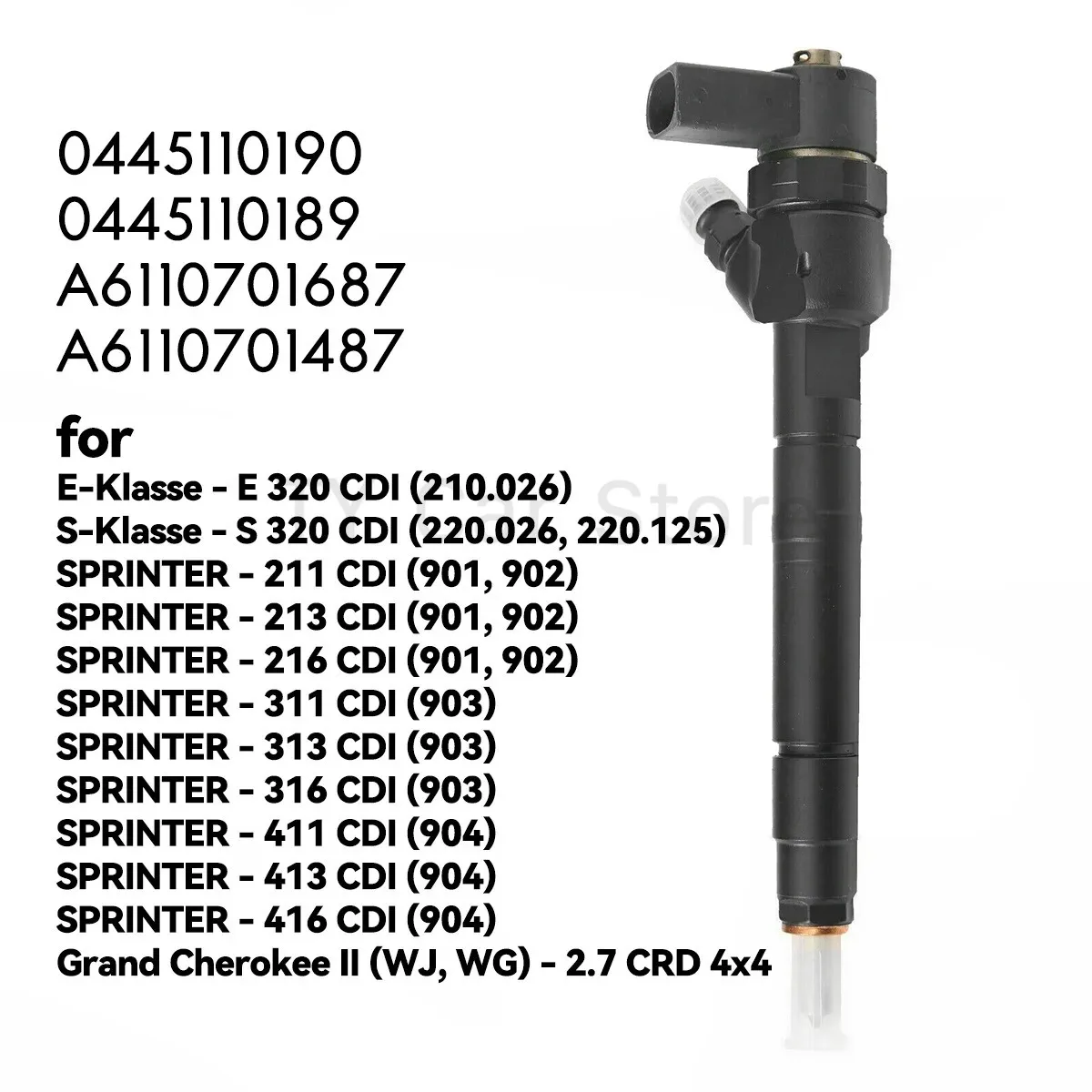 

New Diesel Fuel Injector Assy For Mercedes Benz Sprinter / FIAT Ducato IVECO Daily PEUGEOT Boxer CITROEN Relay 2.3D