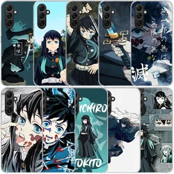 Muichiro Tokito Demon Slayer Clear Phone For Samsung Galaxy A55 A35 A25 A15 A05S A04S A14 A24 A34 A54 A03S A13 A23 A33 A53 A73 A