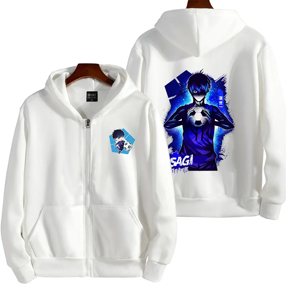 Anime BLUE LOCK Isagi Yoichi Print Hoodies Couple student street sports casual Hoodies