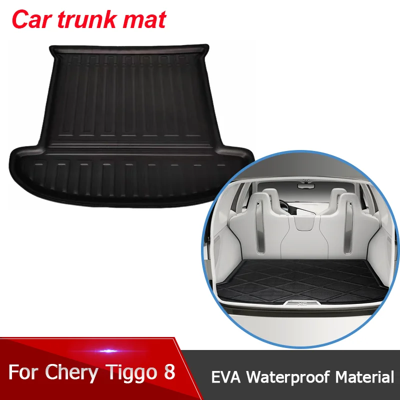 

for Chery Tiggo 8 Plus Pro Max Fownix Tiggo 8 Car Rear Trunk Mat Waterproof Protective Liner Trunk Tray Floor Mats Accessories