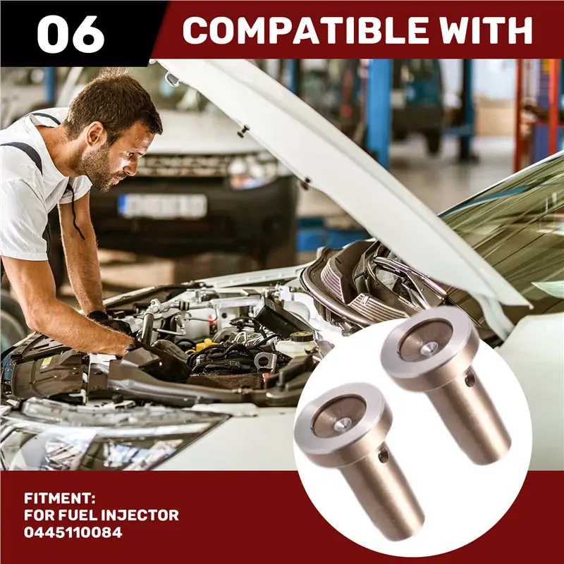 6PCS Fuel Injector Valve Cap 043 044 For F00VC01022 F00VC01033 For 0445110141 0445110084 0445110087 0445110102 Injector