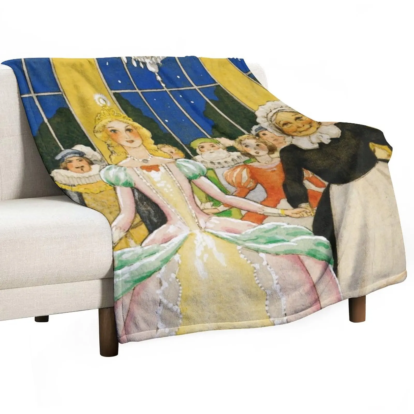 

Real Princess By Rudolf Koivu Throw Blanket Shaggy Blanket manga