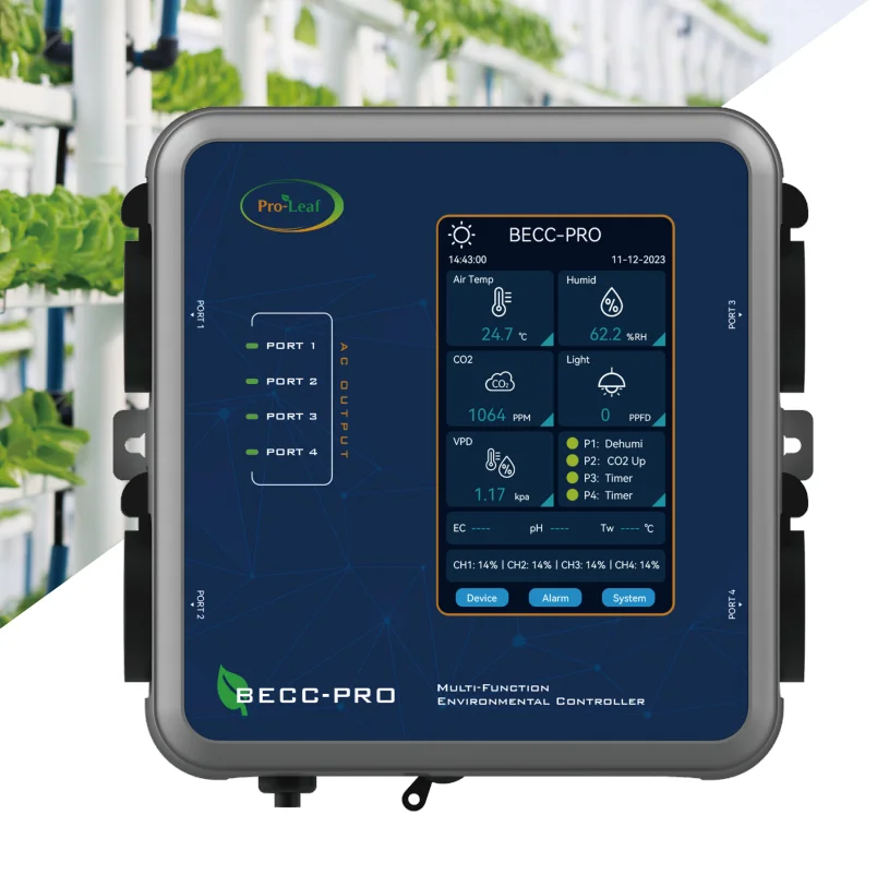 Pro-leaf Grow Tent Controlador de clima inteligente Becc-pro Controlador ambiental