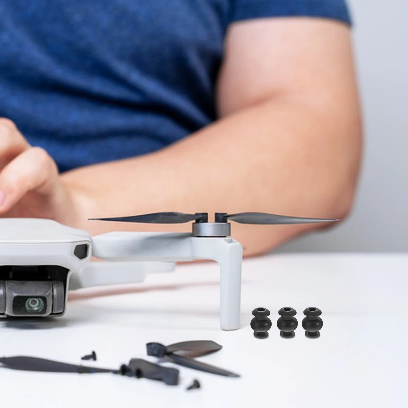 

10Pcs Drone Shock Absorbers Silicone Anti Vibration Balls for Stable Aerial Footage Smooth Flight Experience Rc Drone Parts