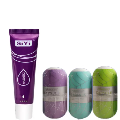 Vaginal Egg with Lube Mini Masturbator Cup Real Particle Stimulation Portable Stimulator Massager Penis Trainer Blowjob Sex Toy