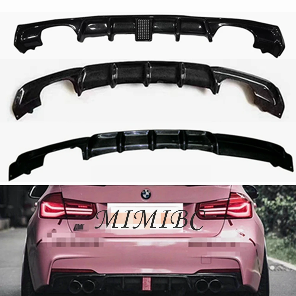 

FOR BMW 3 Series F30 F35 M3 Sport 2012-2019 Real carbon fiber M Performance Style Rear Bumper Diffuser Front Lip Trunk Spoiler