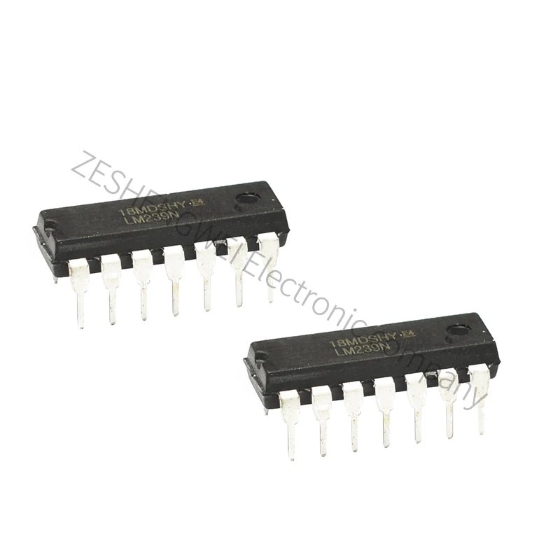 10PCS New Original LM239N LM239 DIP14 In-line Four-way Differential Voltage Comparator IC Chip