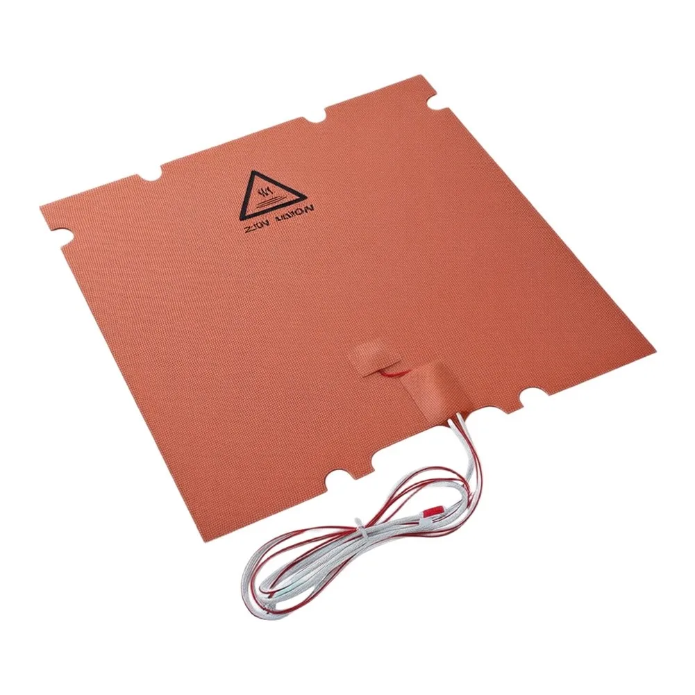350x350mm 220V 1000W Silicone Heating Plate Heat Mat For Voron R2 For 3D Printer Build For Surface Accessories Orange