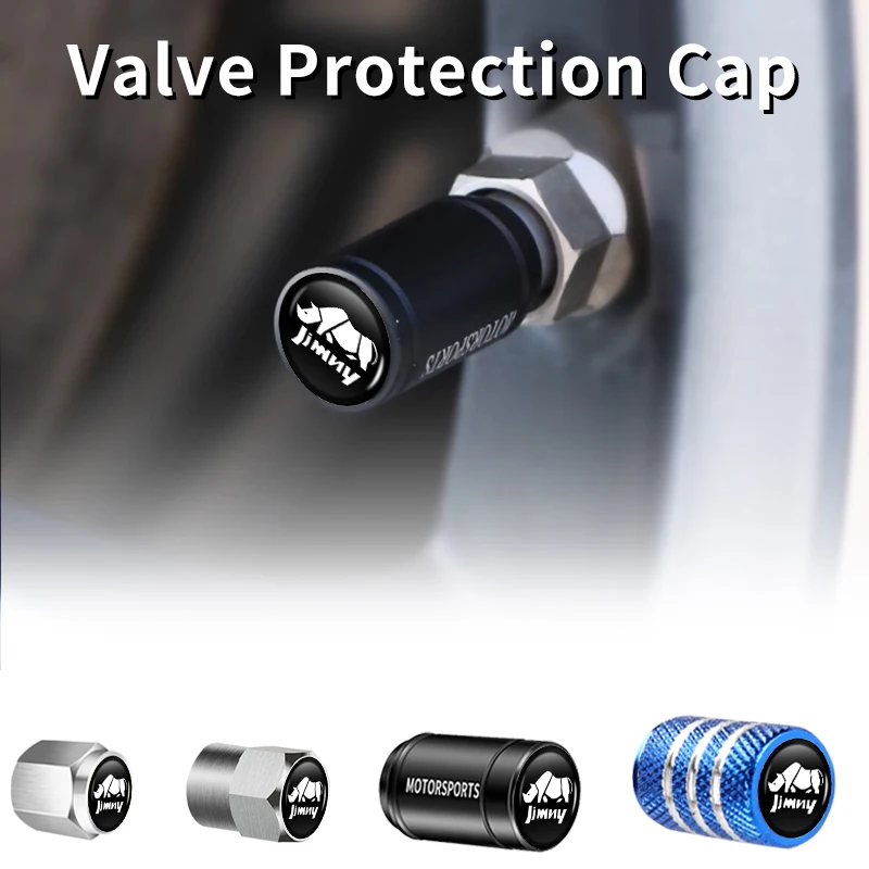 4/5PCS Car Wheel Tire Valve Stem Caps Cover For Suzuki Jimny jb64 jb74 jb43 jb53 jb32 Vehicles Style Accessories 2024