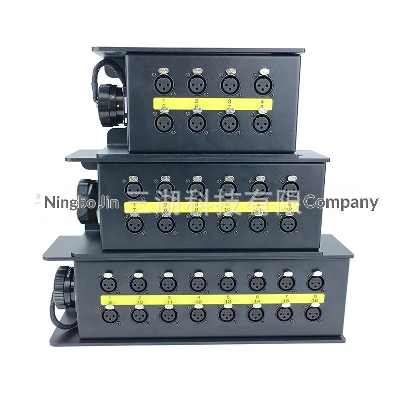 16-channel 54-core Audio Distribution Box With XLR Female Socket And Audio/video Connector For Music Concerts