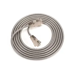 Linear scale magnetic grating scale anti-interference connection DRO extension cable cable, 5-core DB9-pin 9-hole shielded wire