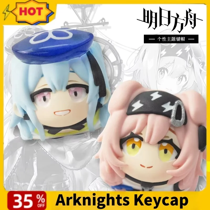 

Anime Gaming Arknights Mizuki Goldenglow Keycap Cherry R4 Profile 3D Resin Cartoon Cute Custom Mechanical Keyboard Key Caps