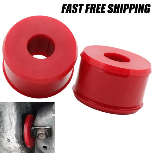 2X buje de brazo de arrastre trasero de suspensión rojo para Honda Civic CRX Del Sol Integra