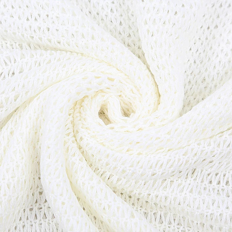 Sexy Women's Summer Mini Dress For Beach Cover Ups Hollow Out Knitted Tassel Sundress Swimwears Bikini Swimsuit Solid Dresses