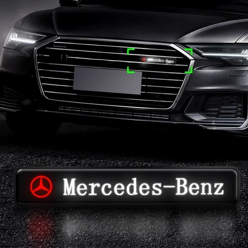 

1 шт. Декоративные светодиодные фонари для передней решетки Mercedes-Benz W206 W214 W215 X204 R172 C118 W156 W166, подсветка, ходовые огни