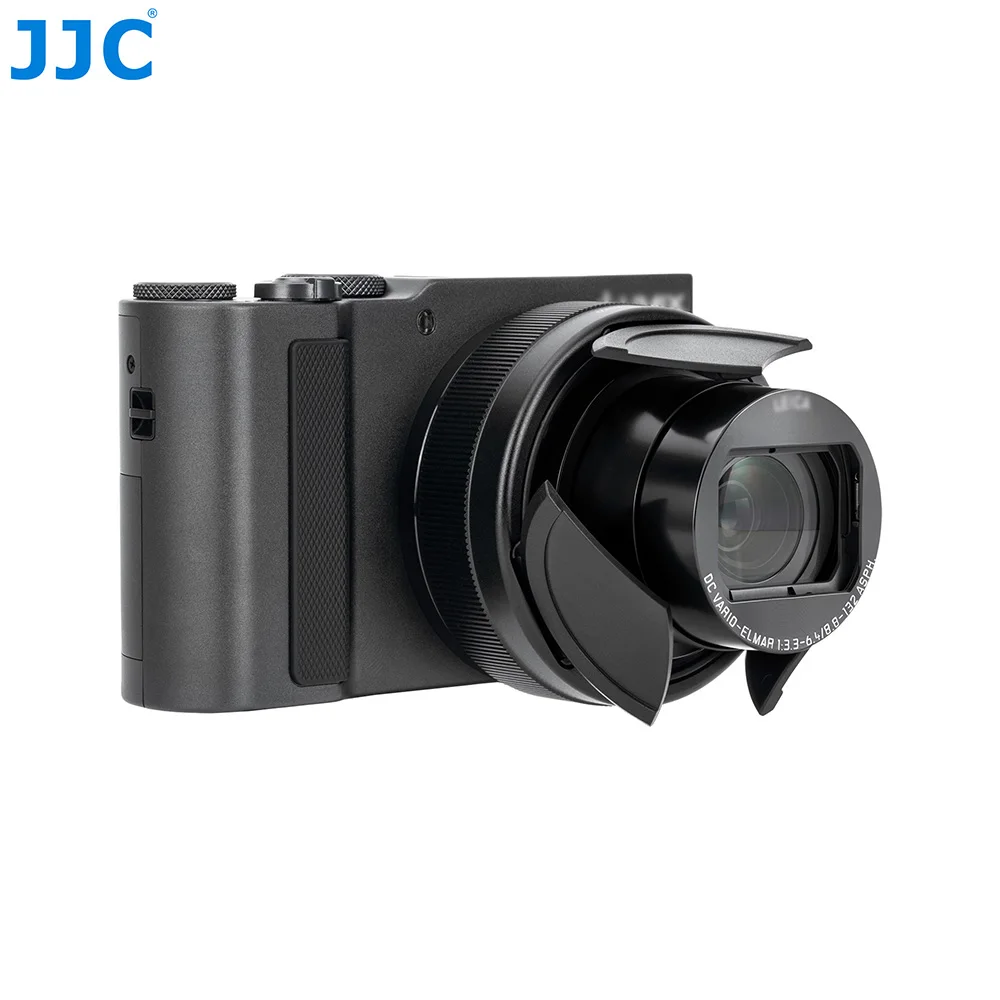 JJC Objektivdeckel für Panasonic Lumix ZS300 TZ300 Auto-Objektivabdeckung Aluminiumlegierung Objektivschutz Kompaktkamera-Zubehör – Detail 9