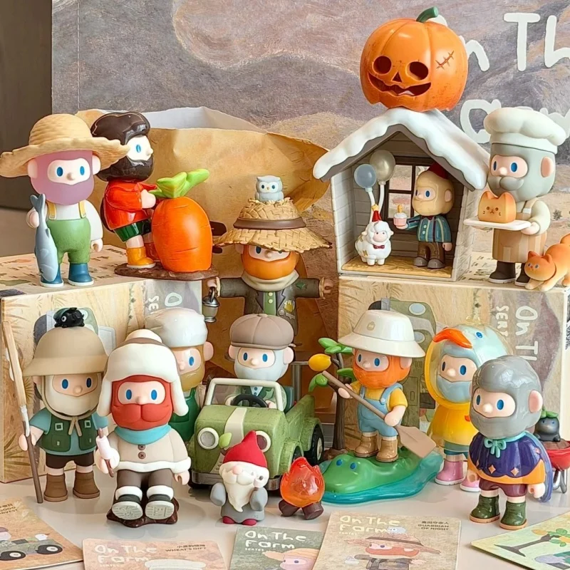 

Оригинальная коллекционная фигурка Farmer Bob 13-го поколения: модная игрушка-сюрприз, милая аниме-фигурка, украшение, подарок