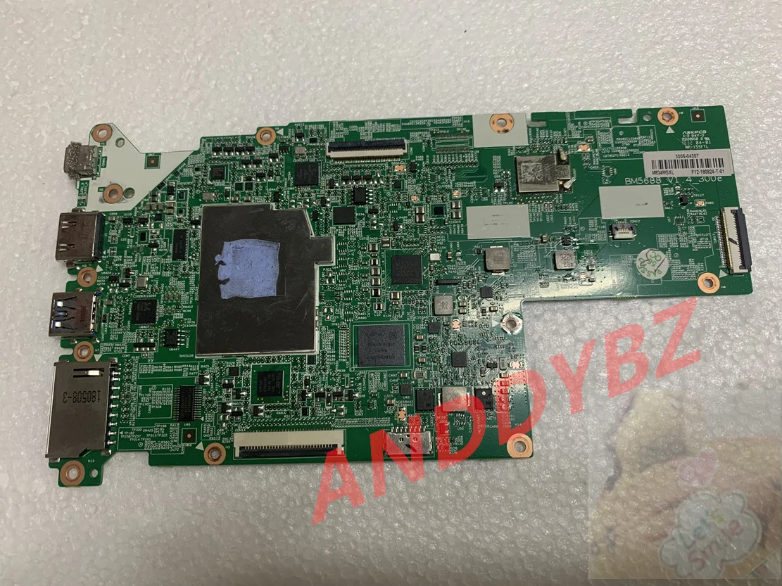 Used Original 5B20Q93989 FOR Lenovo 11 300e Chromebook Motherboard WITH 4GB RAM 32GB SSD BM5688 V1.4 300E TESED OK