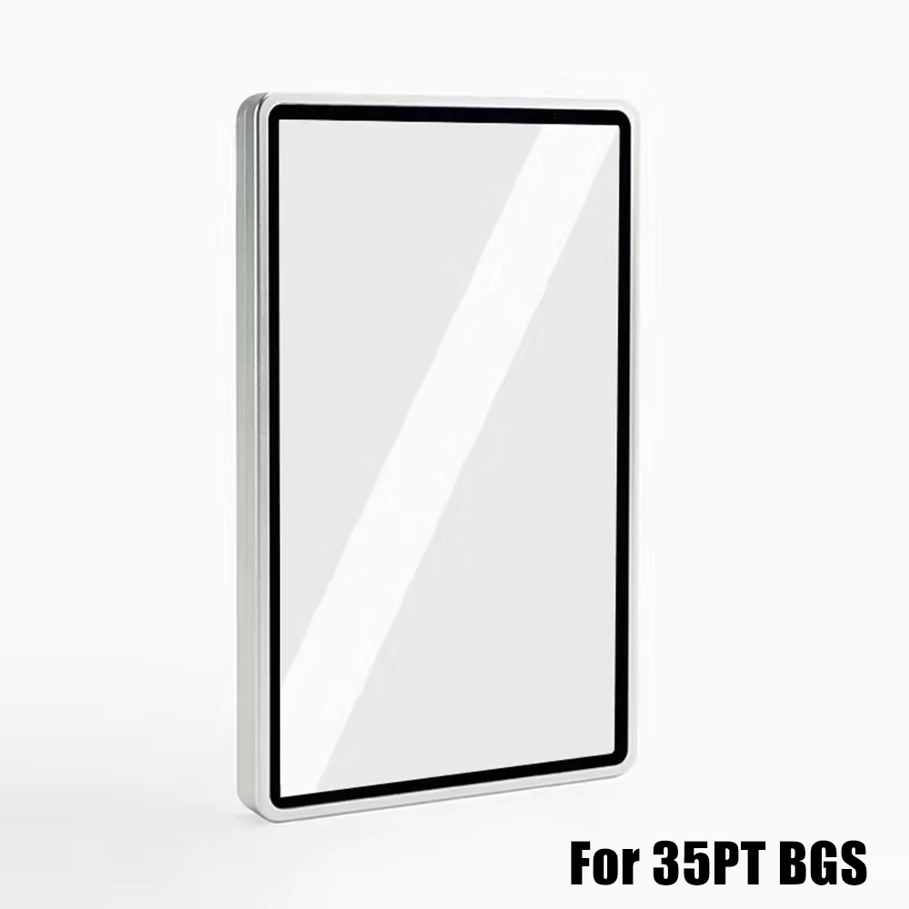 35-130PT Mehrfarbige Aluminiumlegierung Schutzhülle für PSA CGC BGS Graded Card Slabs, gehärtetes Glas Sammelkartenhalter