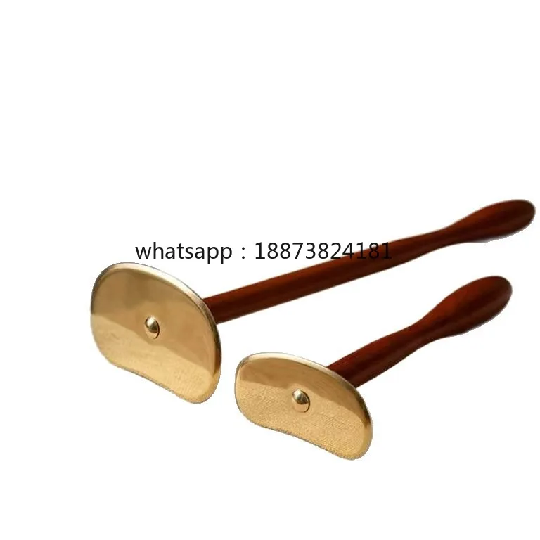 Pure Copper Tool Ergonomic Scraping Board Easy Self Gua Sha on Back Neck & Shoulder Full Body Muscle Relaxation Health