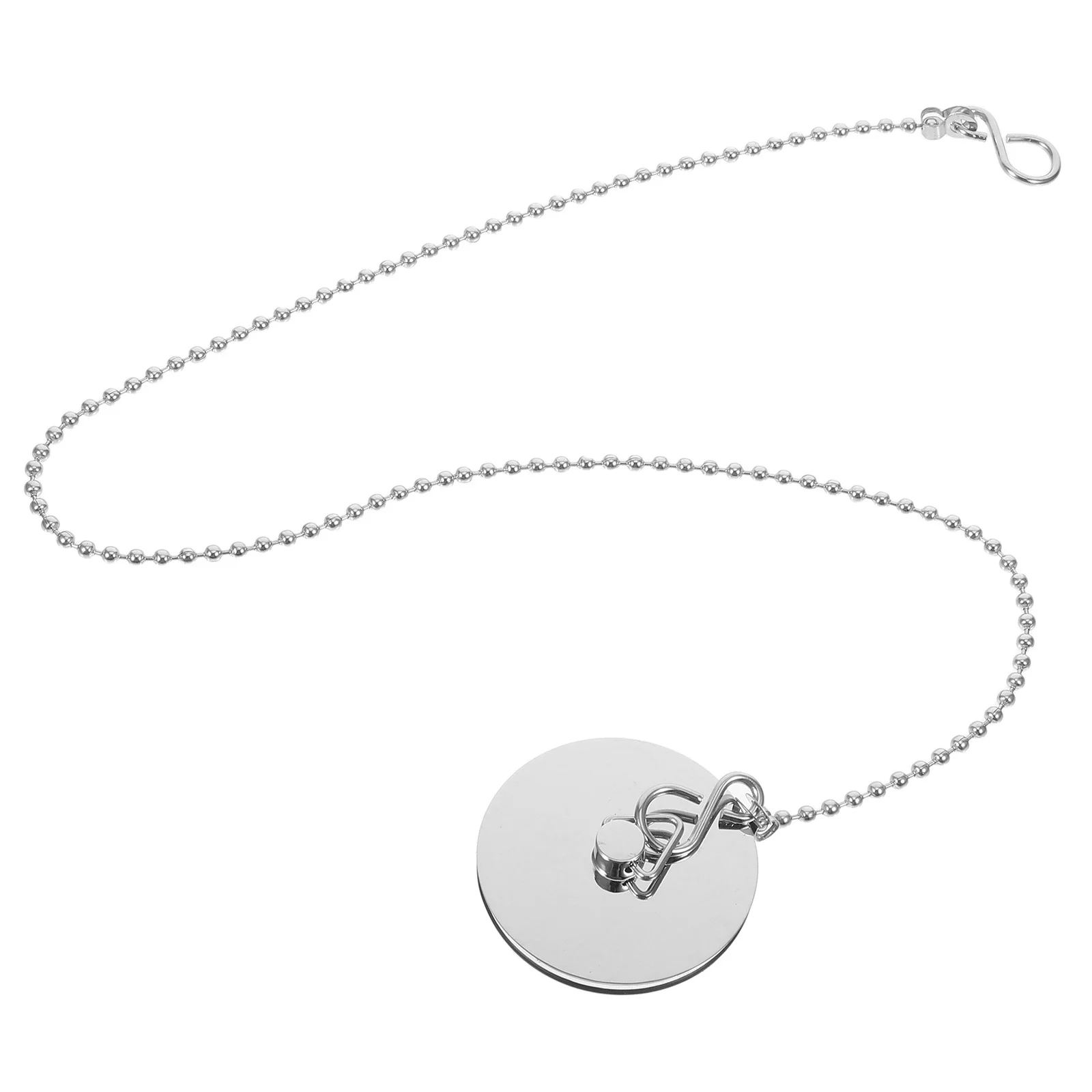 

Sink and Bathtub Drain Stopper with Chain Tight Seal Water Retainer Odor Preventer for Bathroom Kitchen Tub Shower