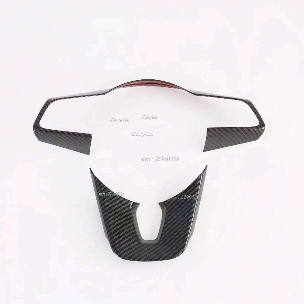 Interior Accessories Car steering wheel button Sticker Decoration Cover Trim For KIA Ceed Forte K3 Seltos XCeed Sonet ProCeed