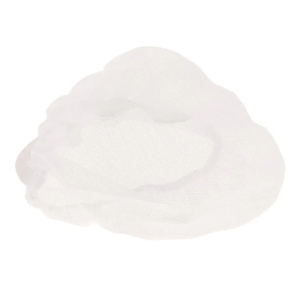 Cotton Polyester Chef Hat Mesh Top Cooking Cap Adjustable Kitchen Hat for Cafes Restaurants Hotel Catering