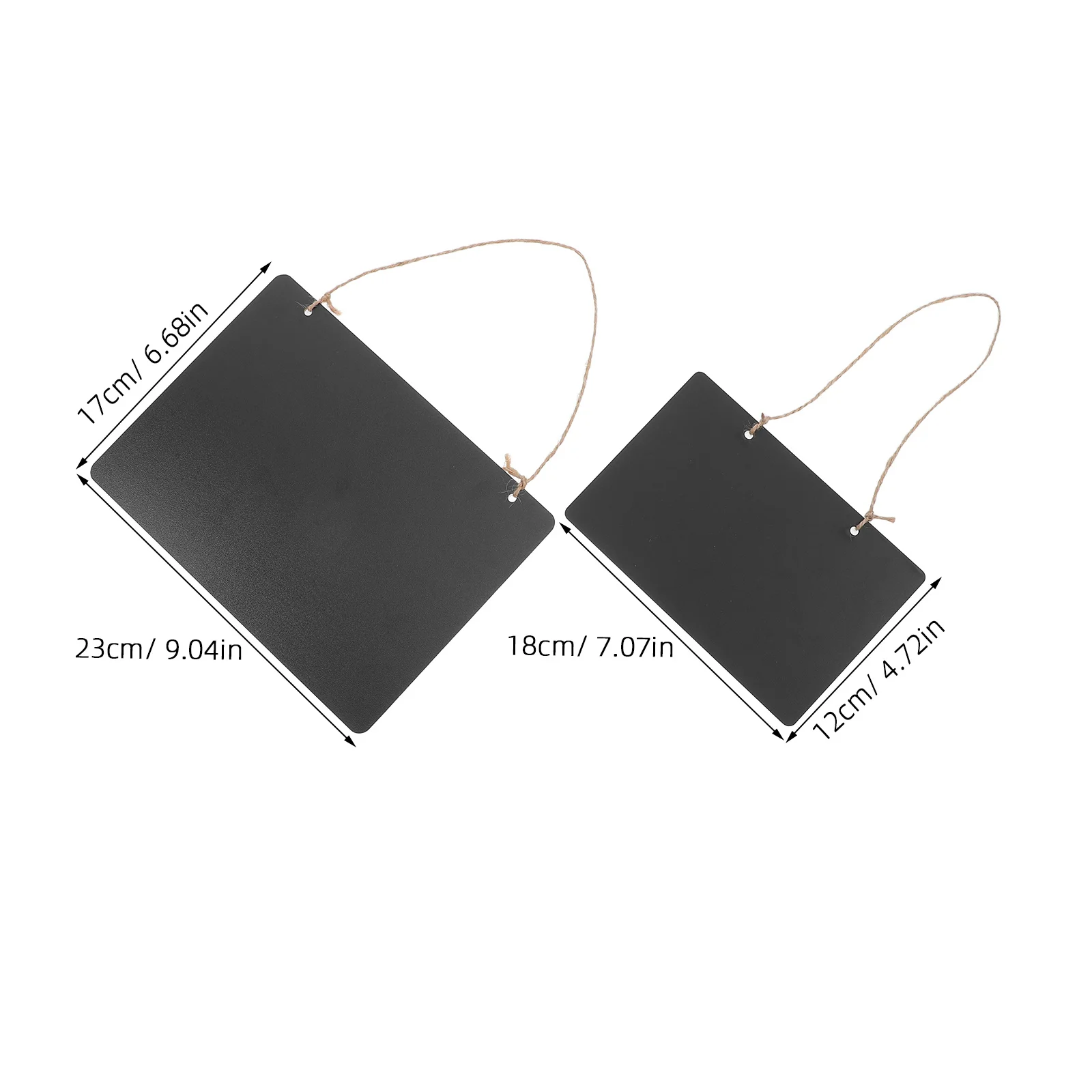 4pcs Double Sided Hanging Blackboard Wooden Chalkboard Signs For Wedding Party Home Cafe Restaurant Erasable Message Board With